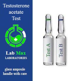 Testosterone acetate presence test